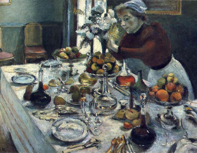 Reproduction du tableau « La desserte - Henri Matisse » par Alpha Reproduction en peinture à l’huile