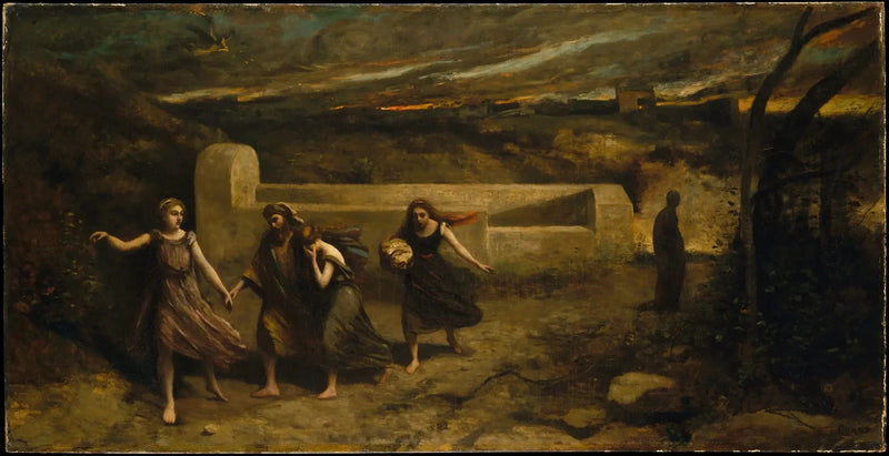 Zniszczenie Sodomy - Jean-Baptiste Camille Corot