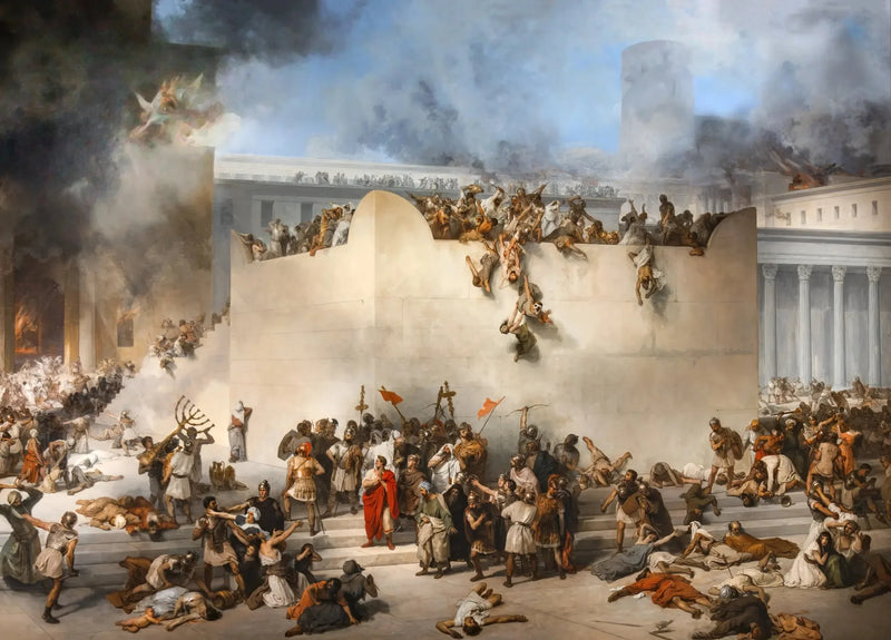 Zniszczenie Świątyni Jerozolimskiej - Francesco Hayez