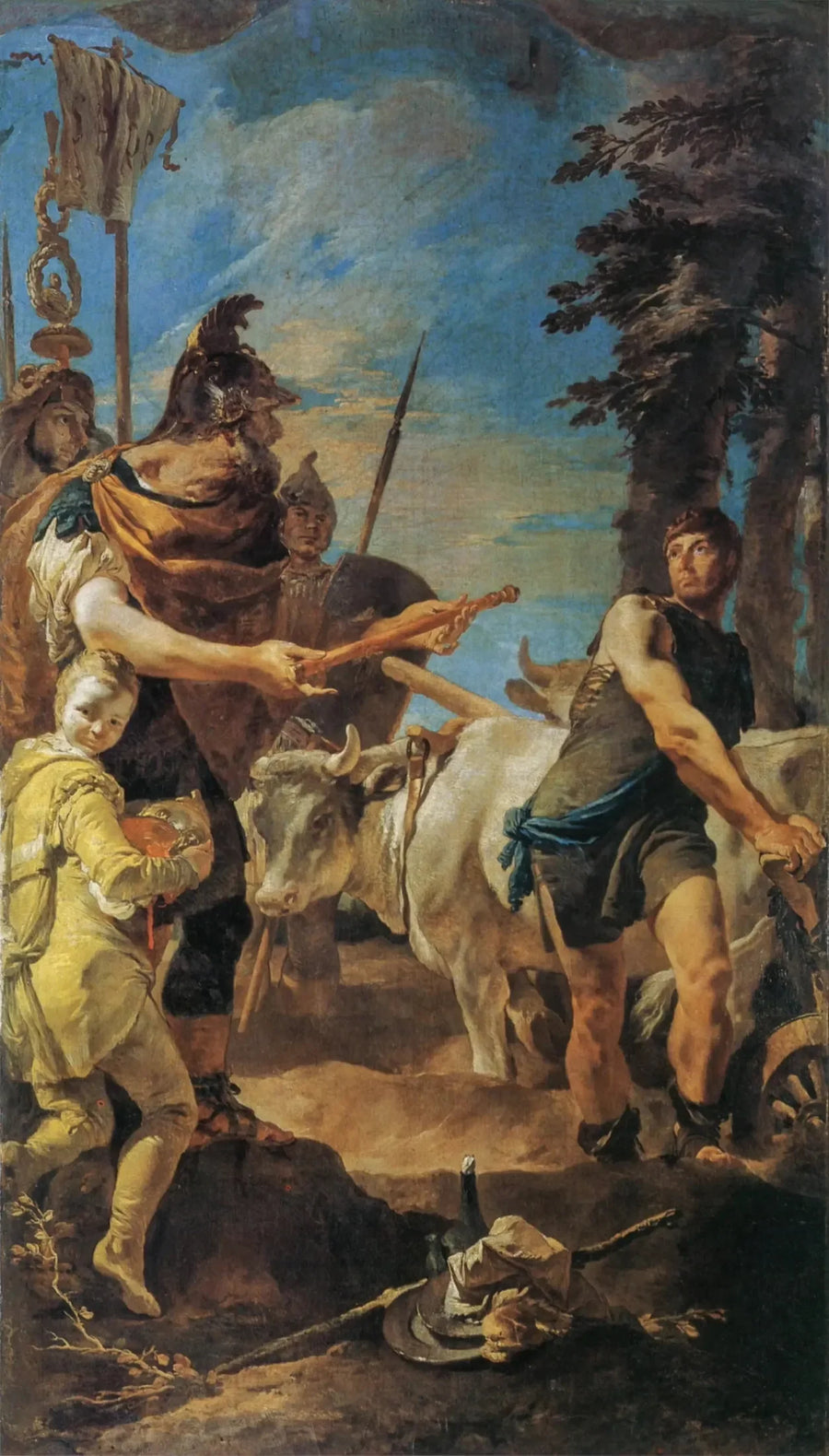 Dyktatura ofiarowana Cincinnatowi - Giovanni Battista Tiepolo