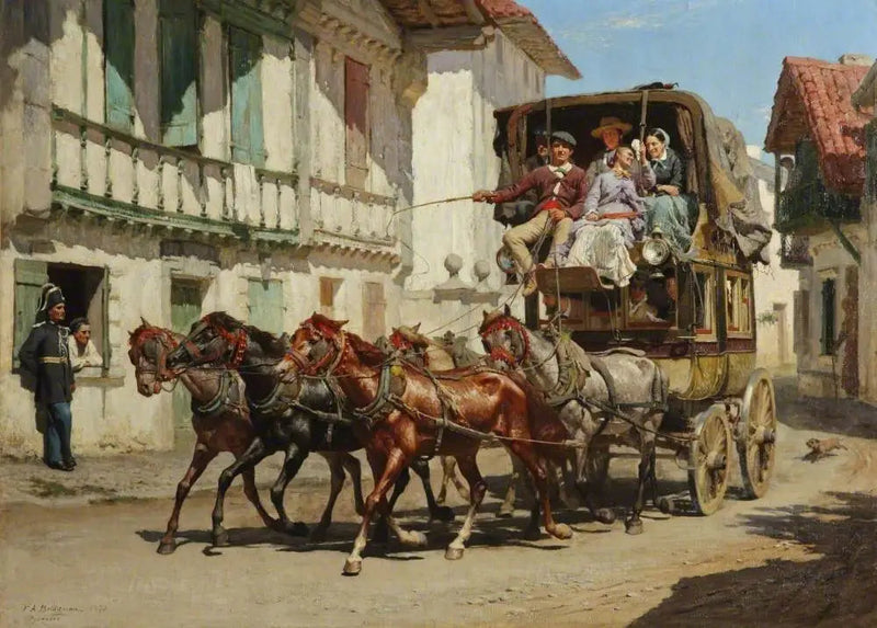 Diligencja - Frederick Arthur Bridgman