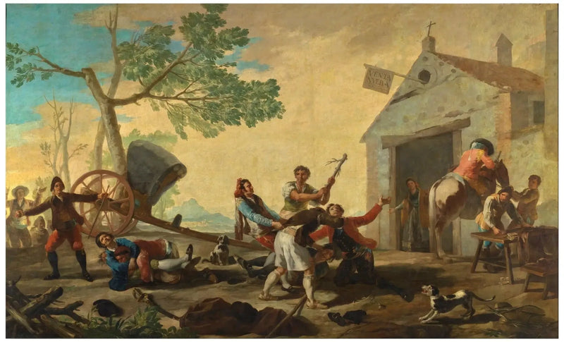 Spór przy Nowej Sprzedaży - Francisco de Goya