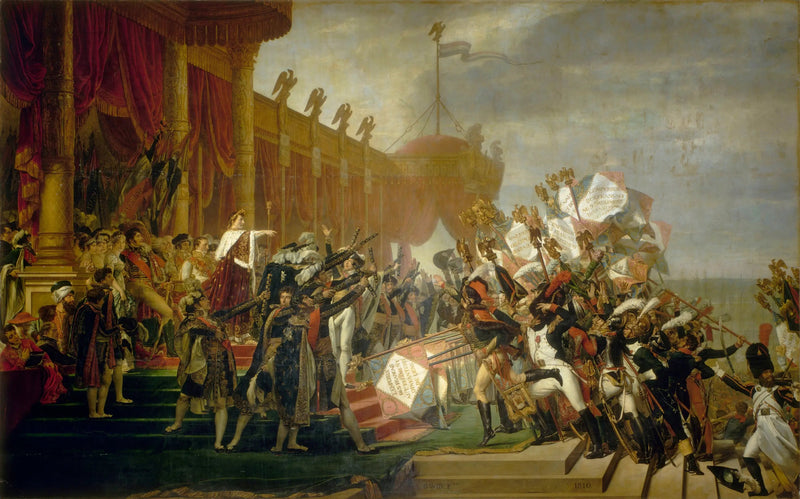 Rozdanie orłów - Jacques-Louis David