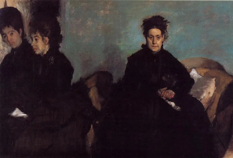 Księżna Montejasi z córkami, Eleną i Camillą - Edgar Degas