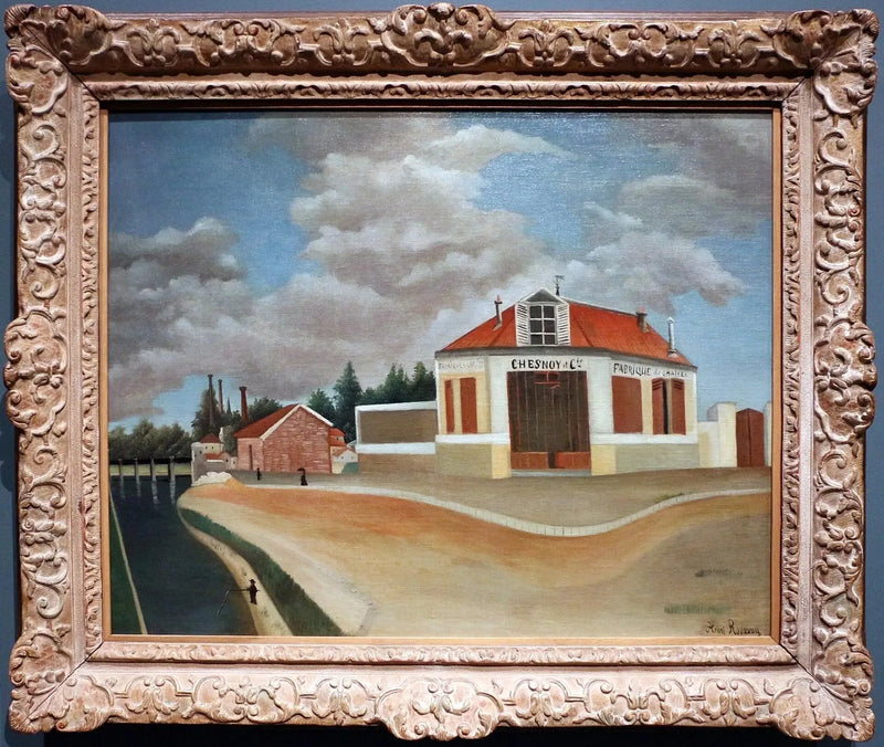 Fabryka krzeseł w Alfortville - Henri Rousseau