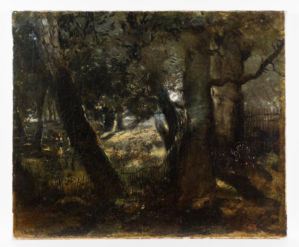 La faisanderie dans la forêt de Compiègne - Théodore Rousseau