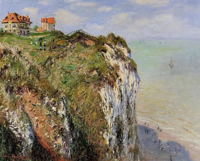 Klif w Dieppe - Claude Monet