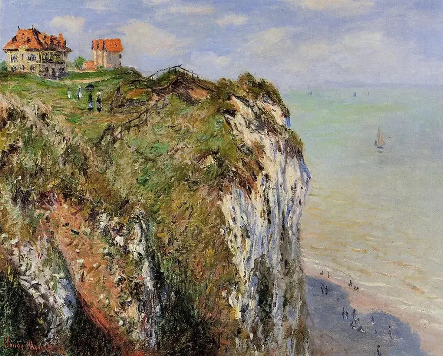 Klif w Dieppe - Claude Monet