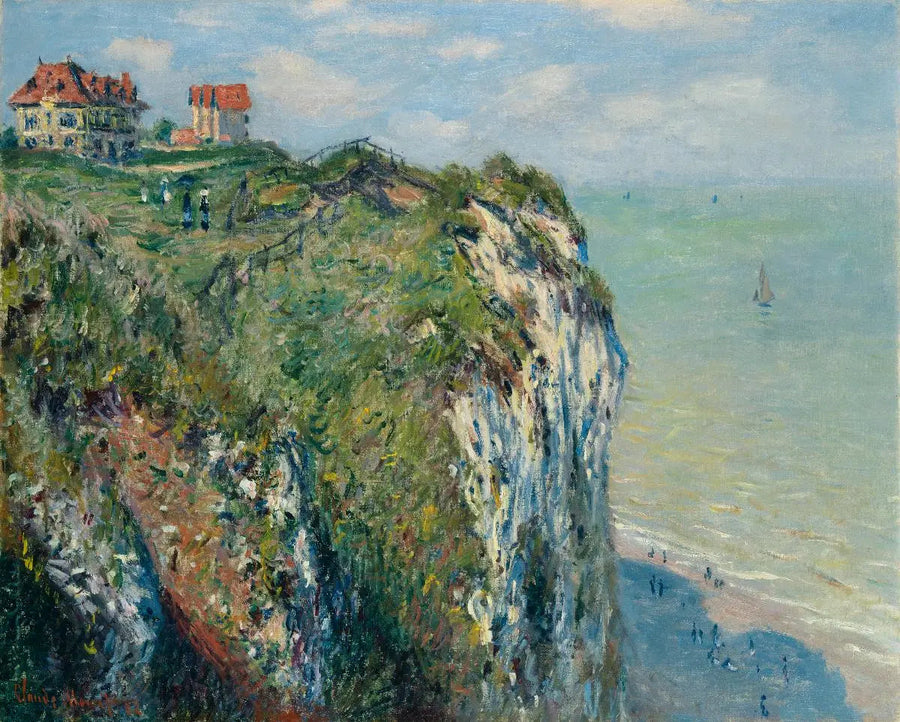 Klif w Dieppe - Claude Monet