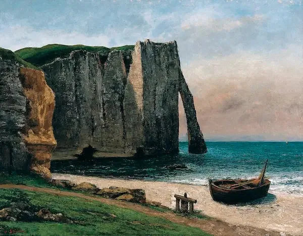 Faleza Étretat - Gustave Courbet