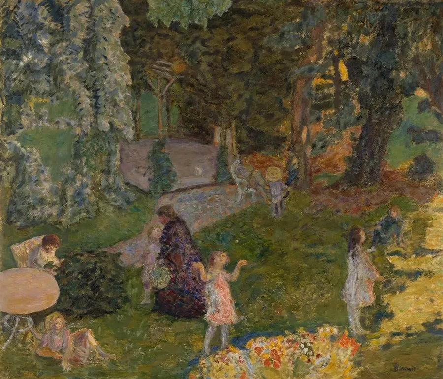 Rodzina w ogrodzie. Grand Lemps - Pierre Bonnard