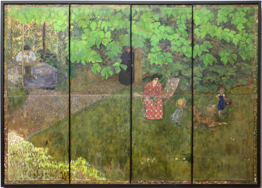 Rodzina Claude'a Terrassa w ogrodzie - Pierre Bonnard