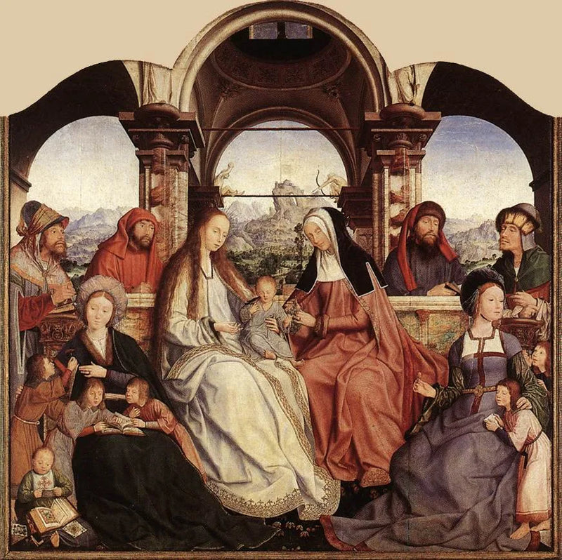 Rodzina Świętej Anny - Quentin Metsys