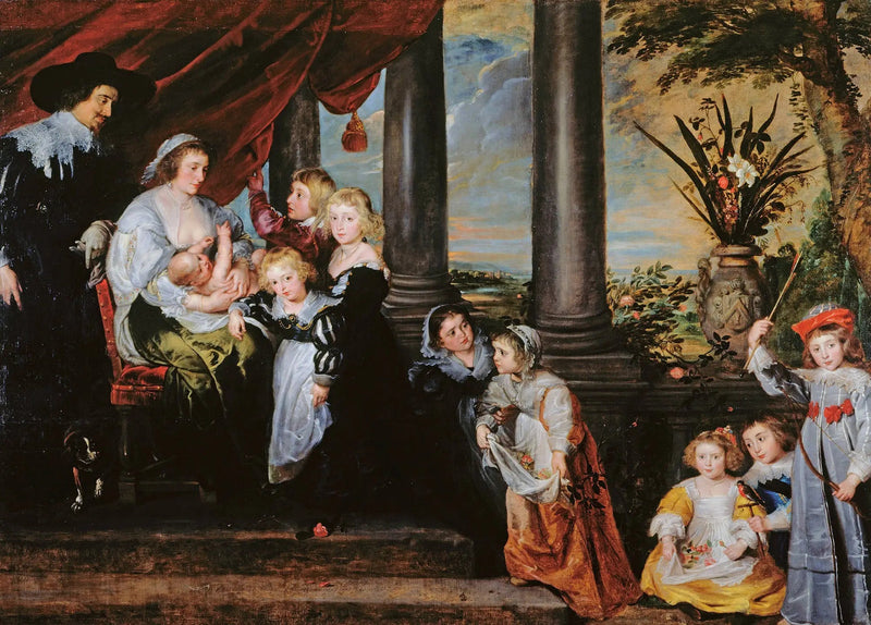 Rodzina Sir Balthasara Gerbier - Peter Paul Rubens