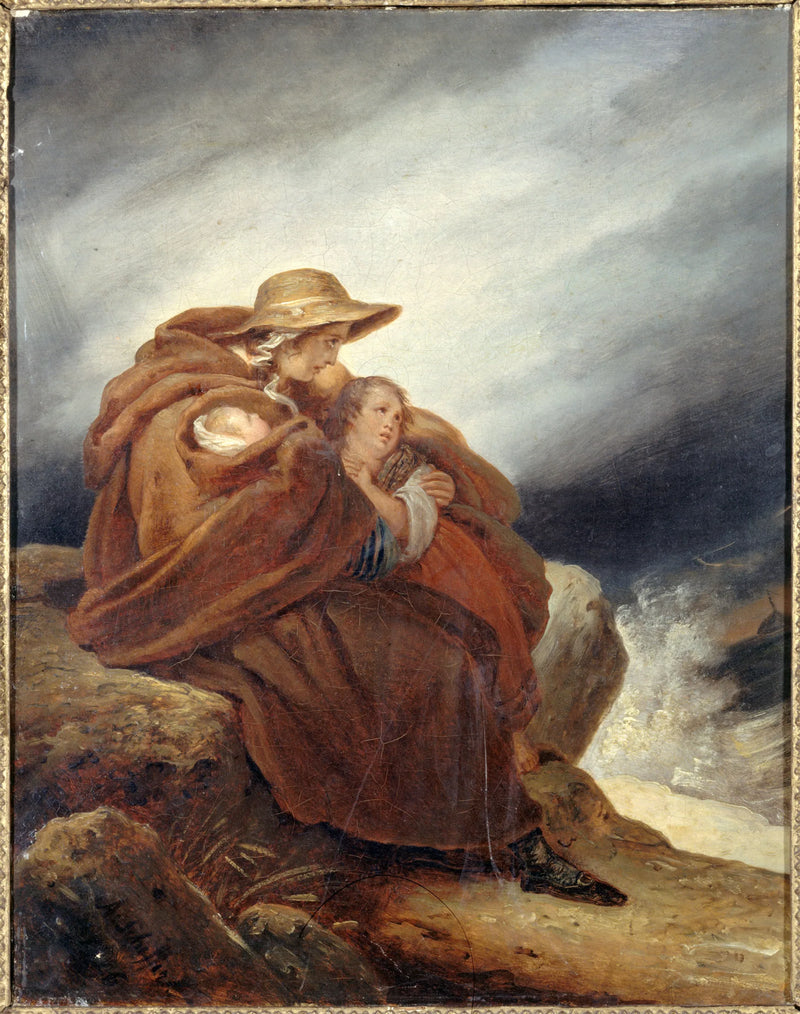 Rodzina marynarza - Ary Scheffer
