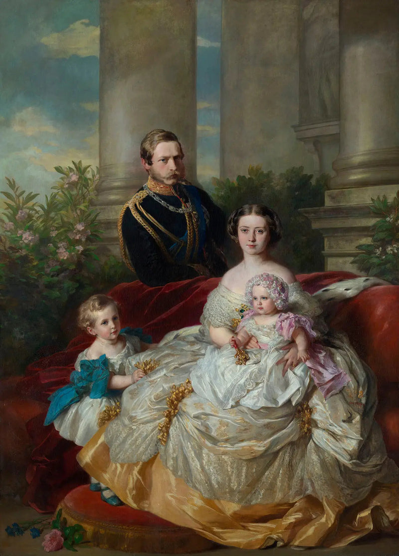 Rodzina następcy tronu i księżnej dziedzicznej Frédéric-Guillaume z Prus - Franz Xaver Winterhalter