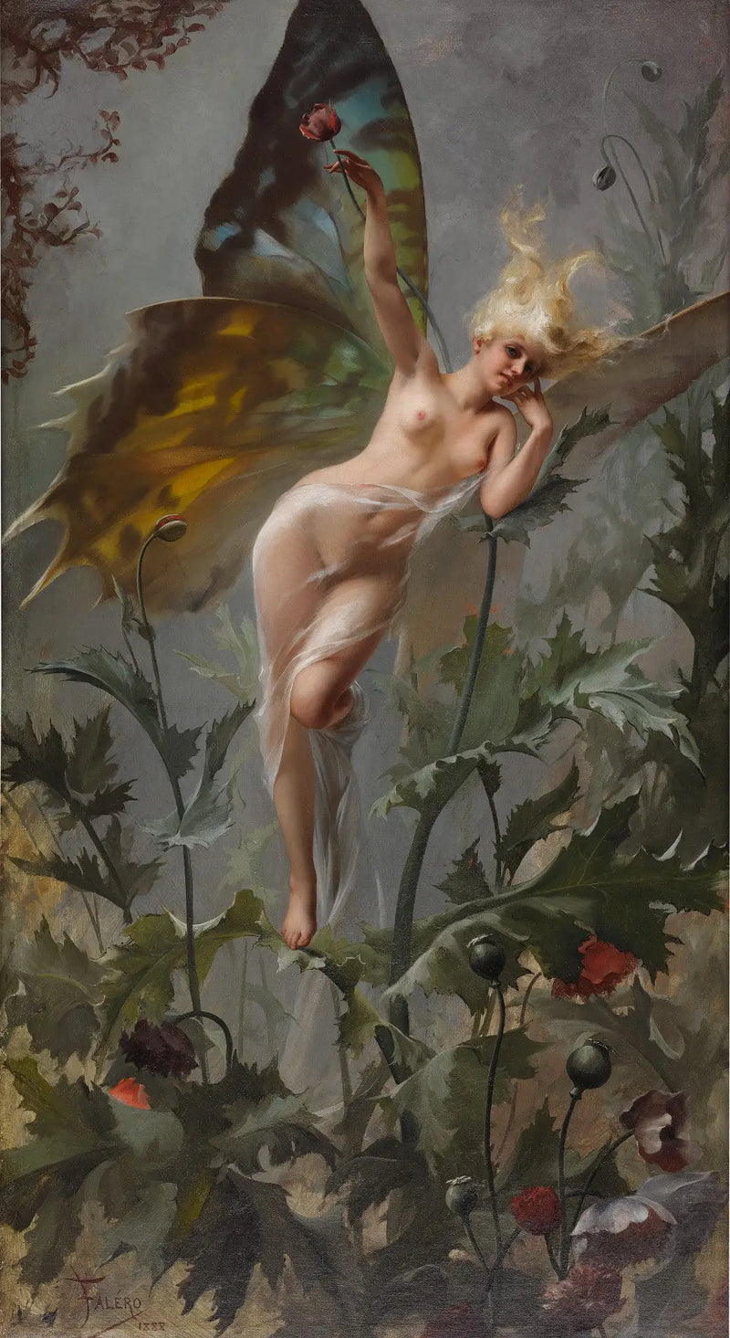 Wróżka maku - Luis Ricardo Falero