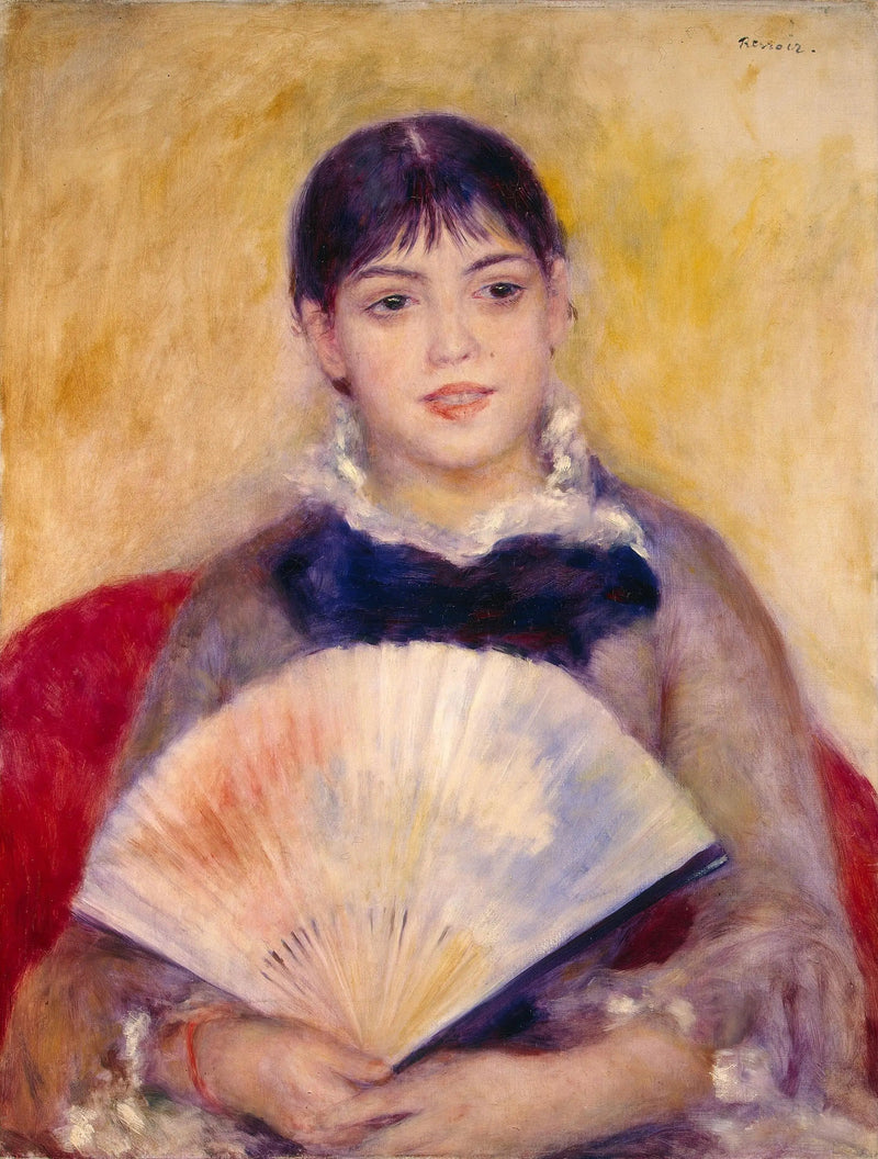Kobieta z wachlarzem - Pierre-Auguste Renoir