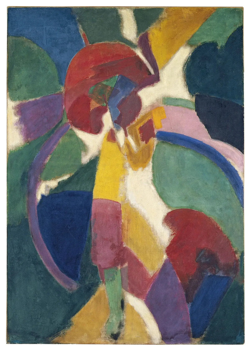 Kobieta z parasolką - Robert Delaunay