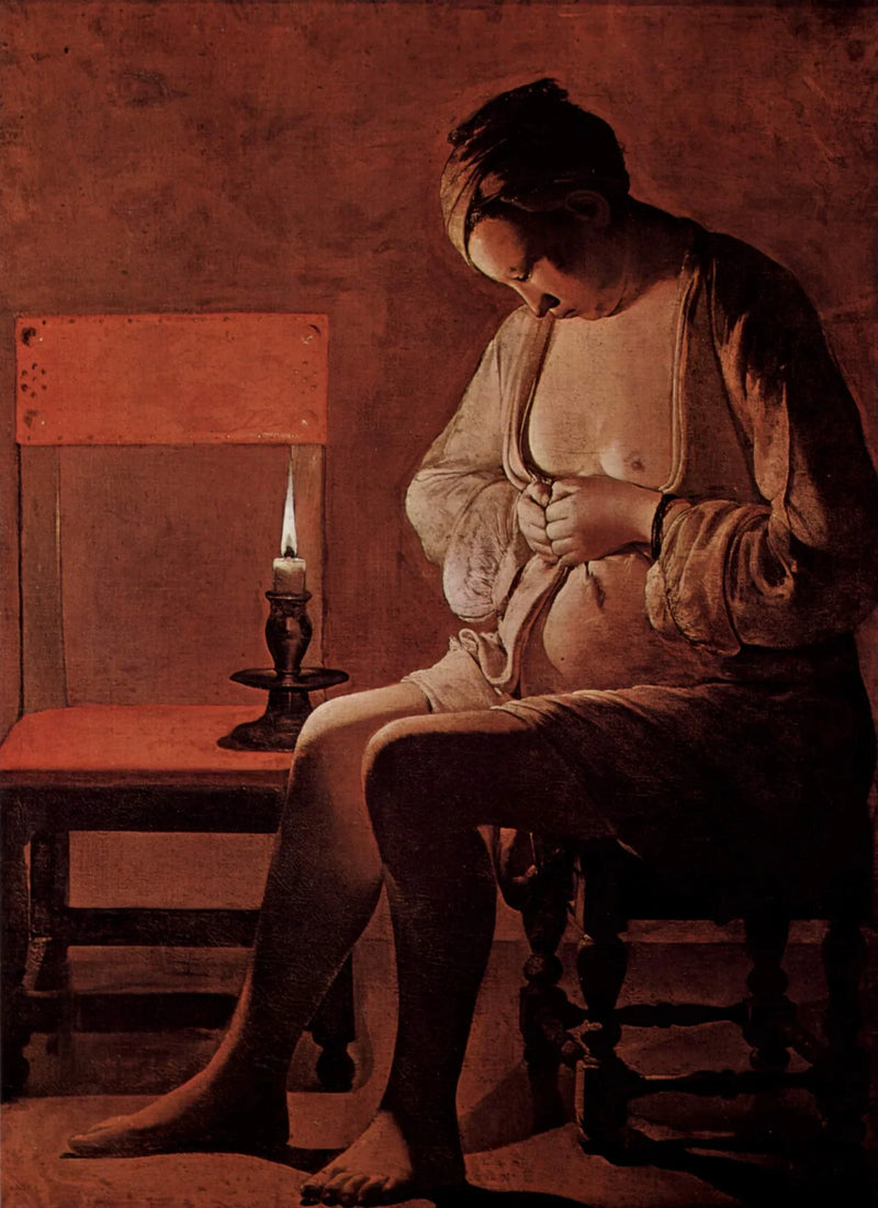 Kobieta z plamką - Georges de La Tour