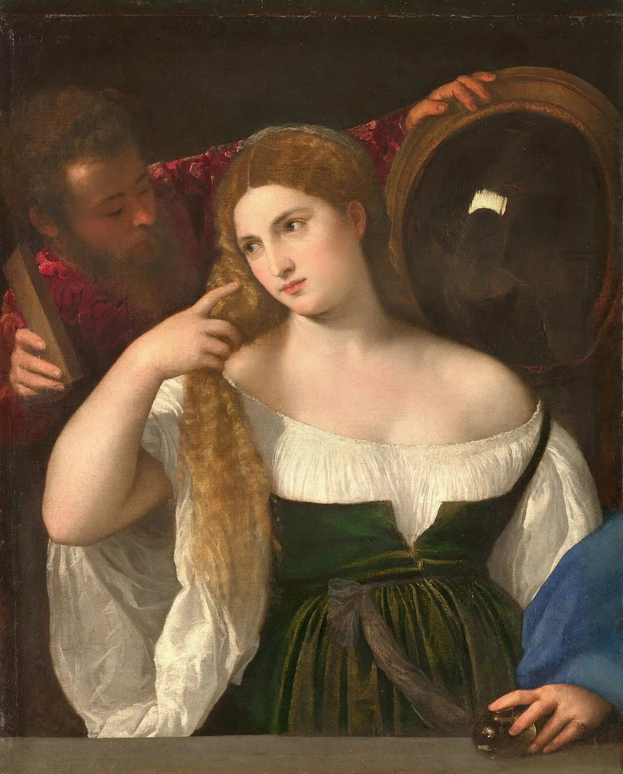 Kobieta w lustrze - Titian