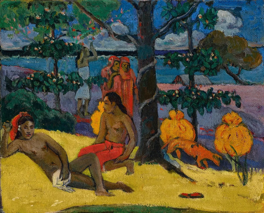 Kobieta z mango II - Paul Gauguin