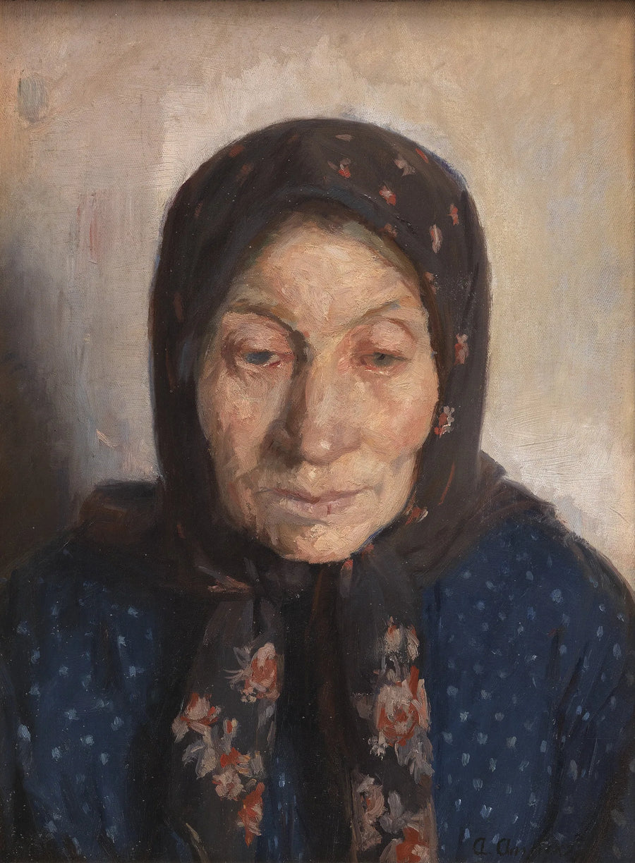 Kobieta starego rybaka - Anna Ancher