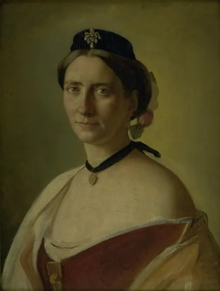 Żona artysty, Alma Bloch, z domu Trepka - Carl Heinrich Bloch