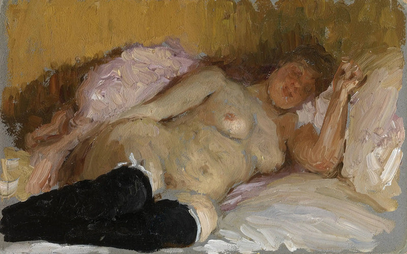 Kobieta artystki Natalii Nordman śpiąca - Ilya Repin