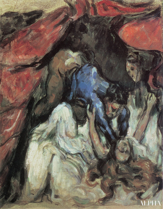 La femme étranglée - Paul Cézanne - Reproductions de tableaux et peintures haut de gamme