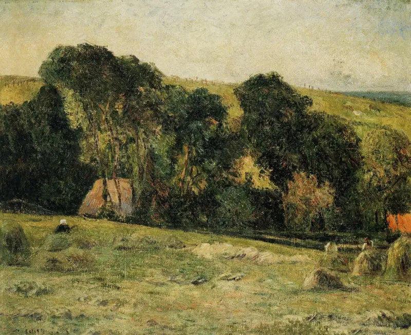 Koszenie w okolicach Dieppe - Paul Gauguin