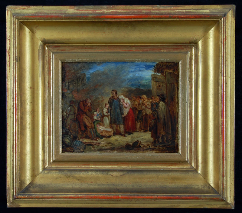 Spalona farma - Ary Scheffer