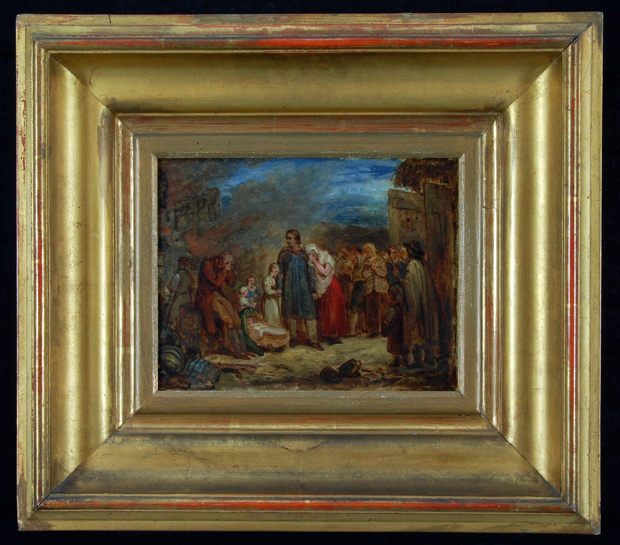 Spalona farma - Ary Scheffer