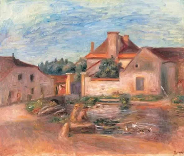 Gospodarstwo w Essoyes - Pierre-Auguste Renoir