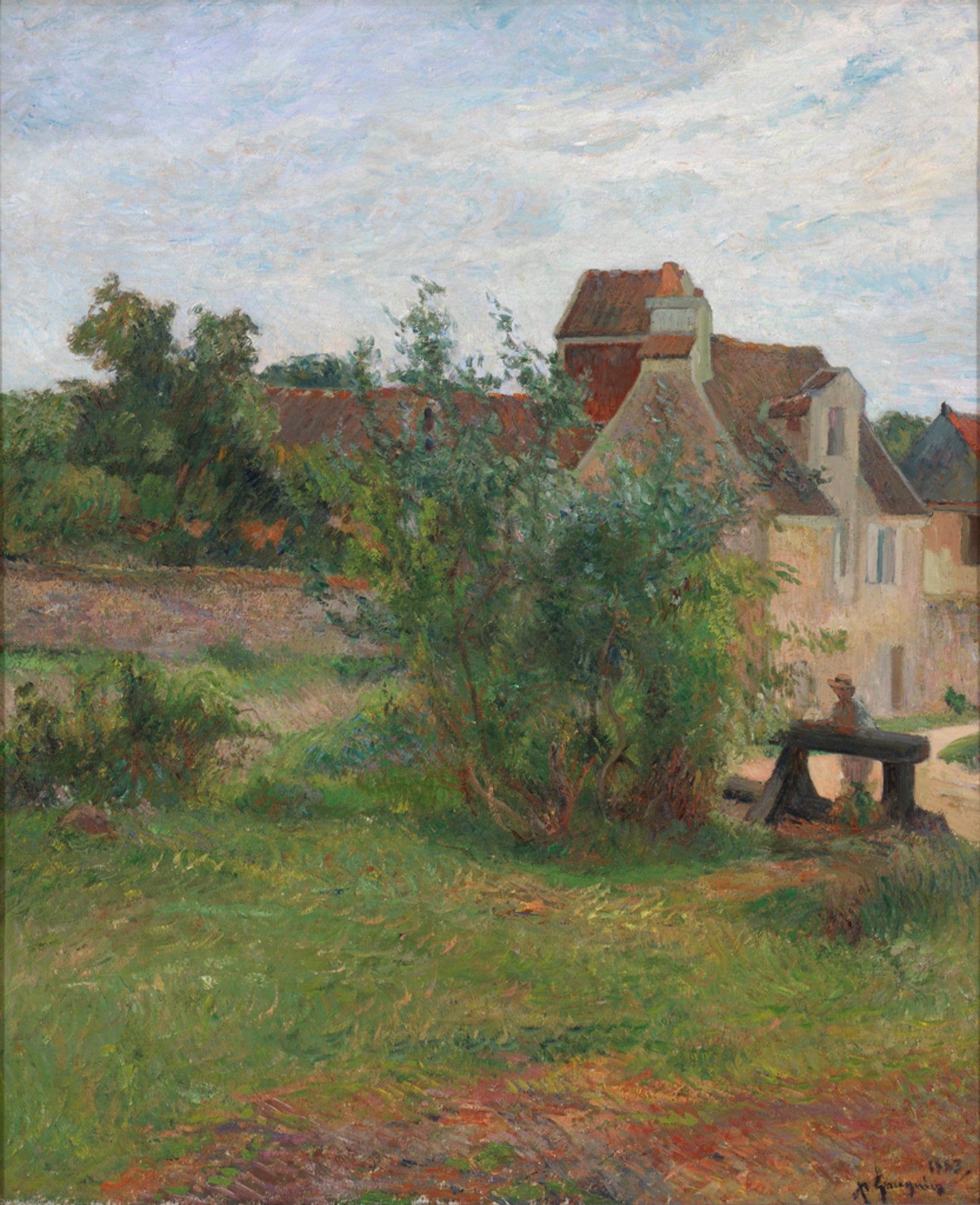La Ferme de Busagny à Osny - Paul Gauguin - Alpha Reproduction