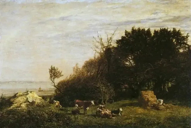 Farma Saint-Siméon, okolice Honfleur - Eugène Boudin