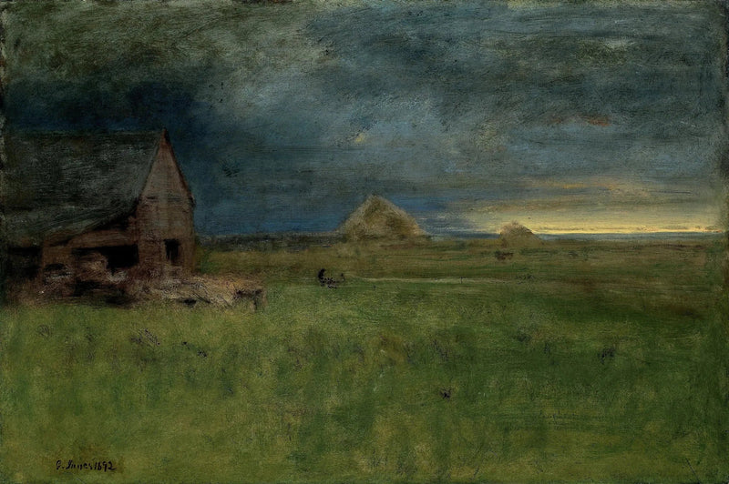 Samotna farma, Nantucket - George Inness