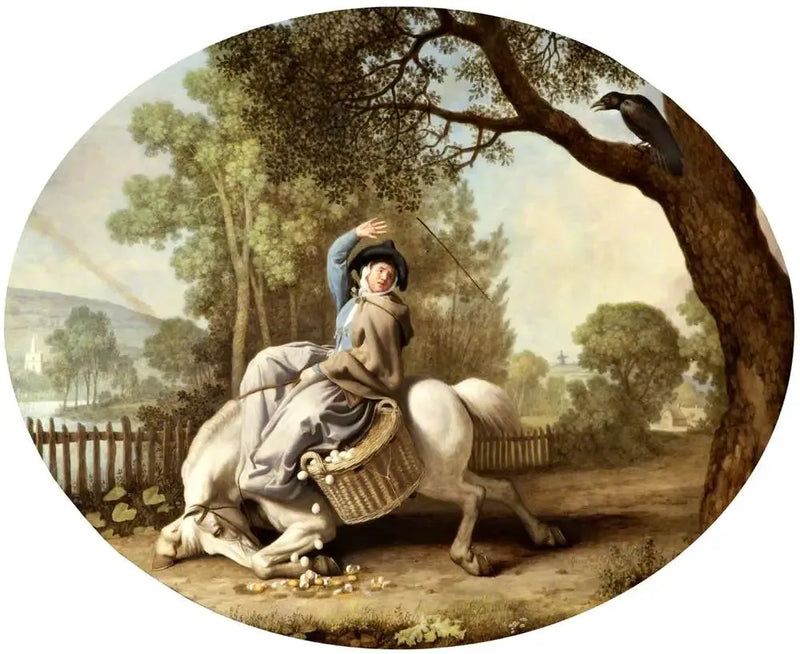 Wiejska kobieta i kruk - George Stubbs