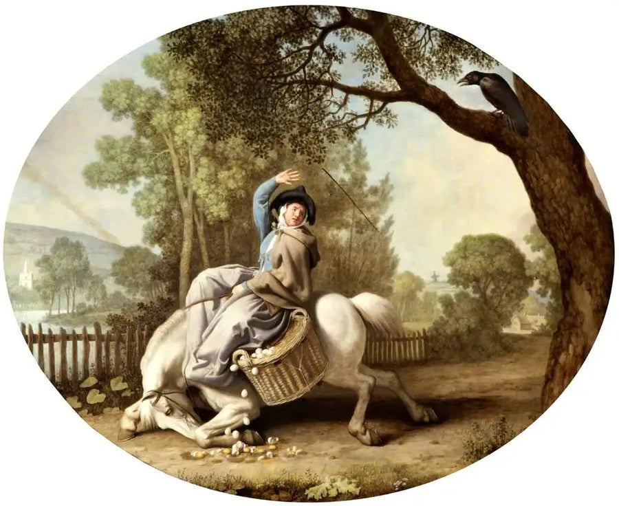 Wiejska kobieta i kruk - George Stubbs