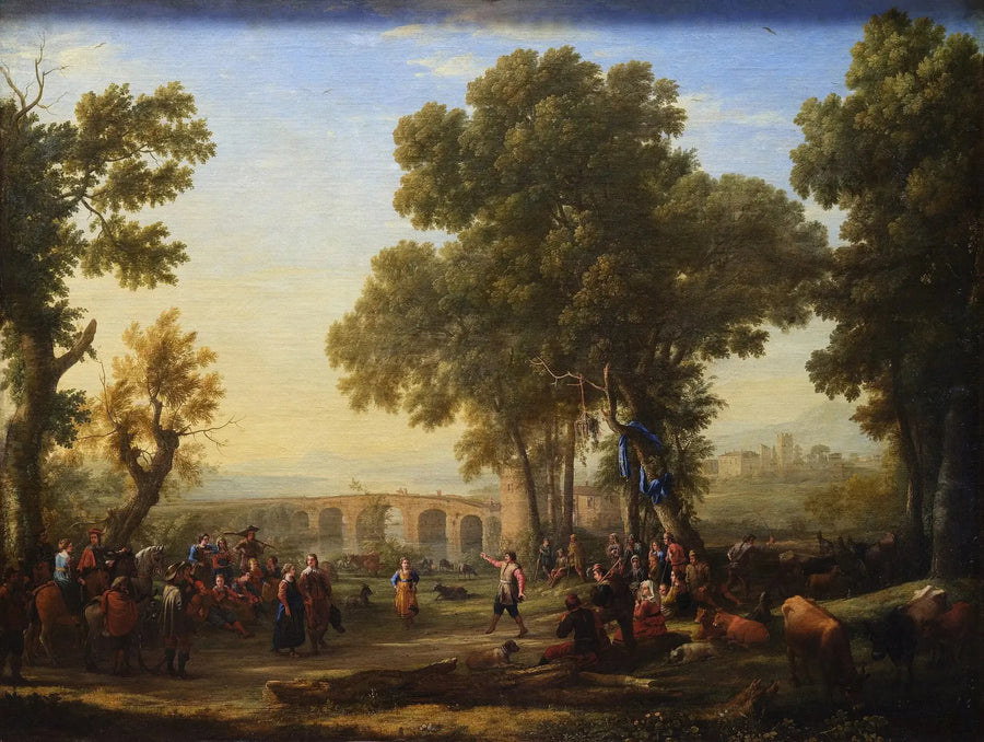 Święto wiejskie - Claude Lorrain