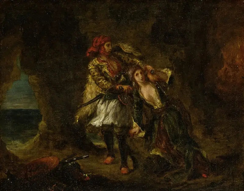 Narzeczona z Abydos - Eugène Delacroix