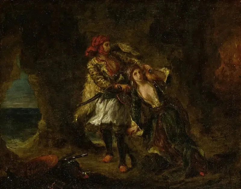 Narzeczona z Abydos - Eugène Delacroix