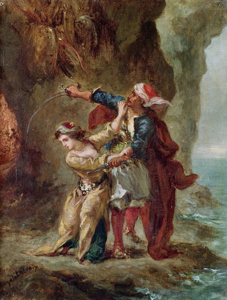 Narzeczona z Abydos - Eugène Delacroix
