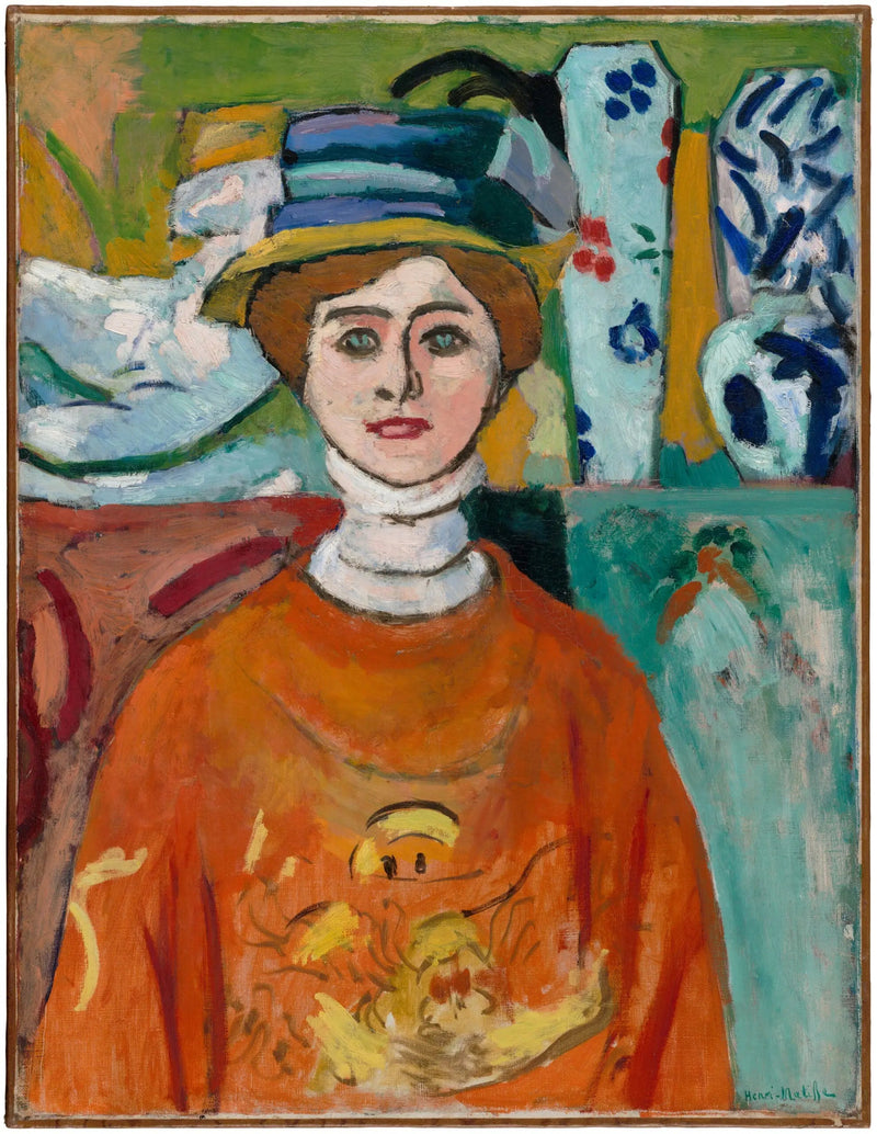 Dziewczyna z zielonymi oczami - Henri Matisse