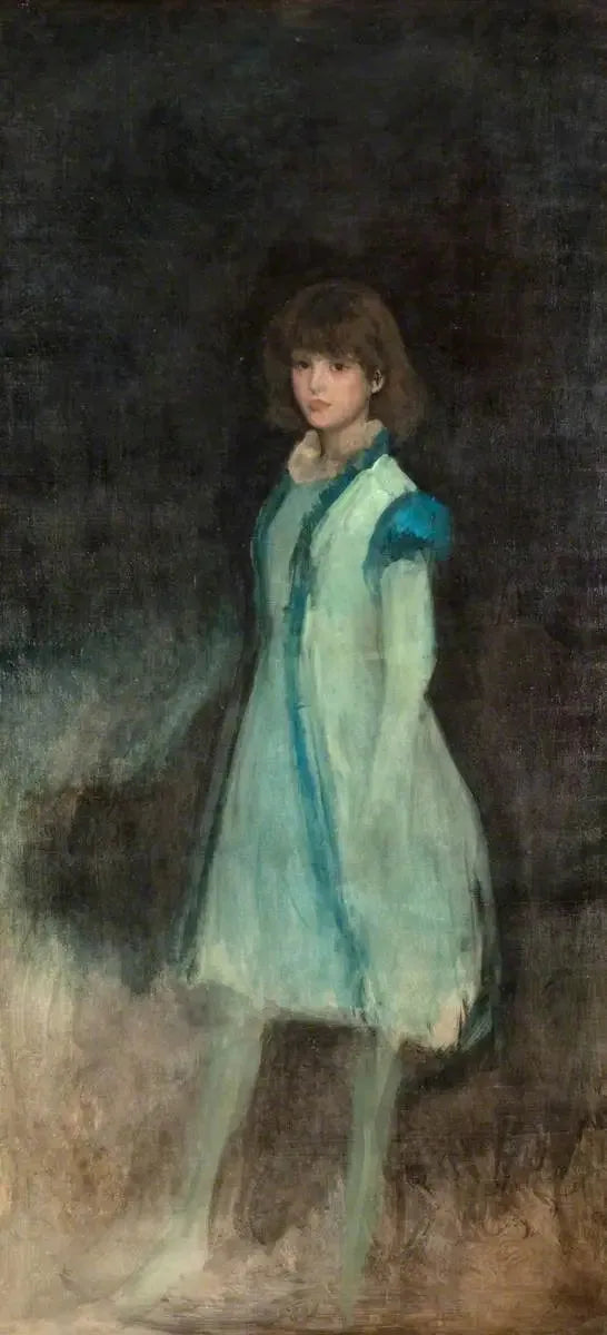 Niebieska dziewczyna: Connie Gilchrist - James Abbott McNeill Whistler