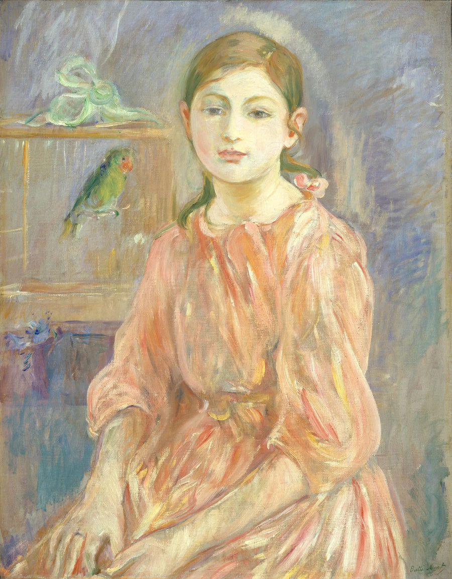 Córka artysty z papugą - Berthe Morisot