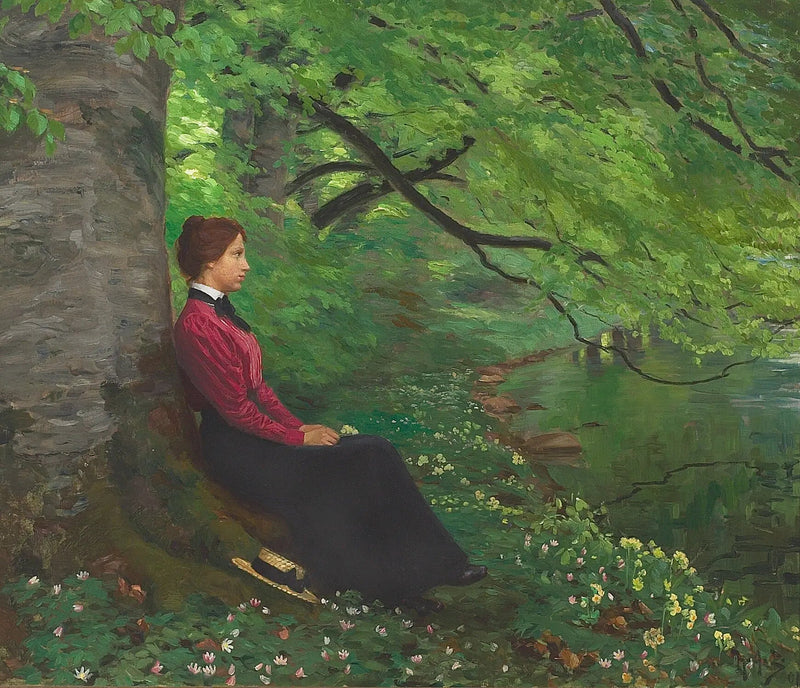 Córka artysty Meta Maren. - H. A. Brendekilde