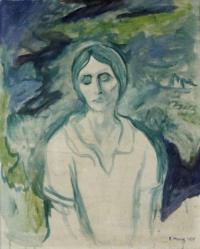 Dziewczyna gotycka - Edvard Munch