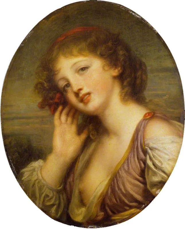Dziewczyna słuchająca - Jean-Baptiste Greuze