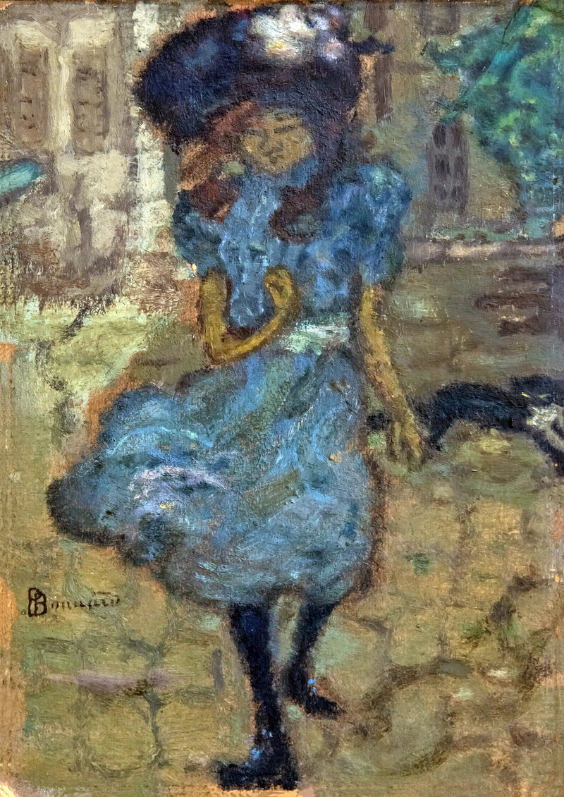 Dziewczynka z kotem - Pierre Bonnard